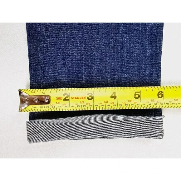 AG Adriano Goldschmied Size 28X26 Women Stilt Roll-Up Cigarette Blue Denim Jeans - Picture 4 of 13